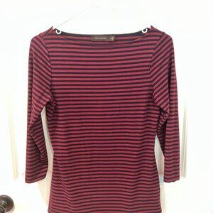 Limited Blue and Red Stripe 3/4 shirt